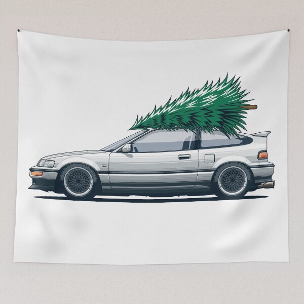 Item preview, Civic CRX (XMas edition) designed and sold by OlegMarkaryan.