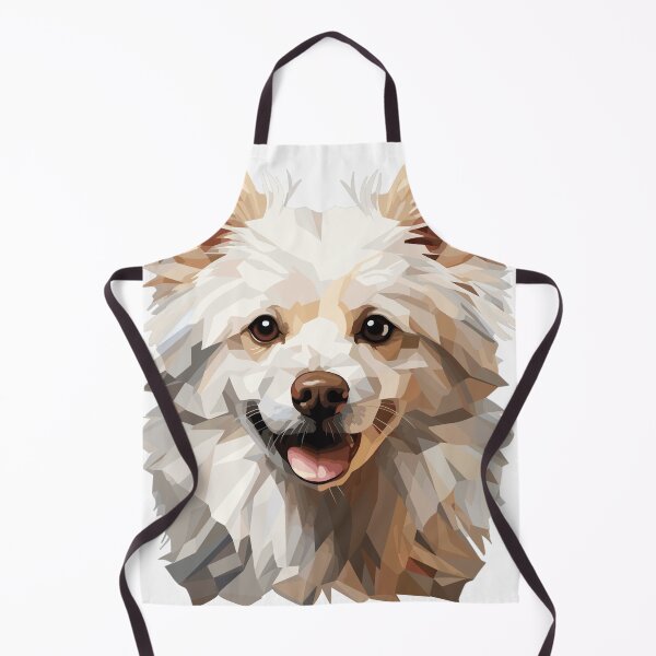 Item preview, Pomeranian Pomeranian white in polygon style designed and sold by OverNickles194.