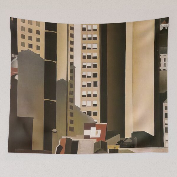 Item preview, skyscrapers-1922 - Charles Sheeler designed and sold by MARTART9.