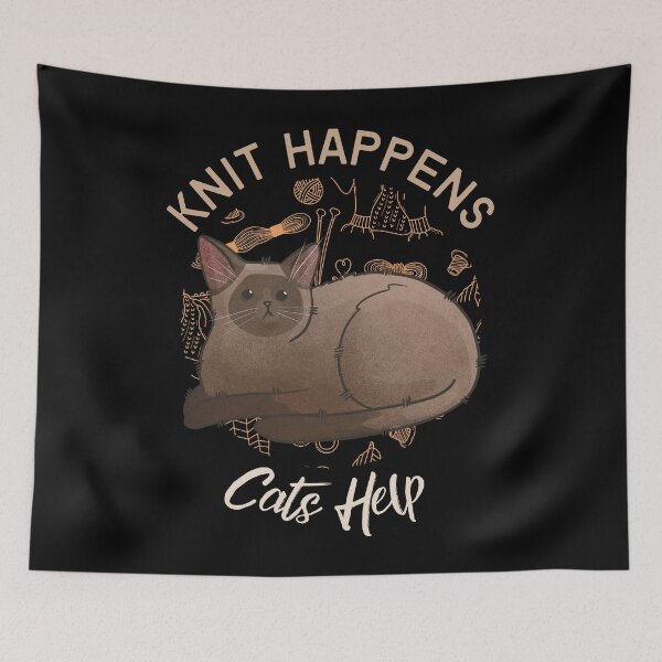 Item preview, Knit Happens! - Burmese Cat designed and sold by FelineEmporium.