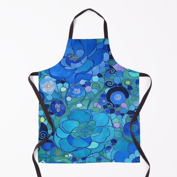 Item preview, Textured Blue Flowers  designed and sold by Dana Roper.
