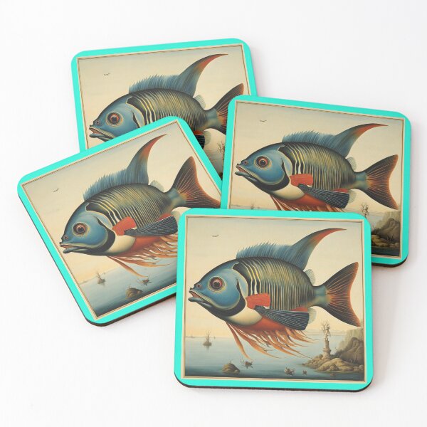 Item preview, The surreal fish designed and sold by Owl-o-the-wisp.
