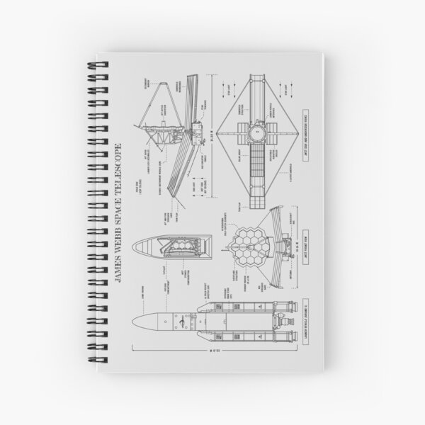Item preview, James Webb Space Telescope (White Stencil - No Background) designed and sold by BGALAXY.
