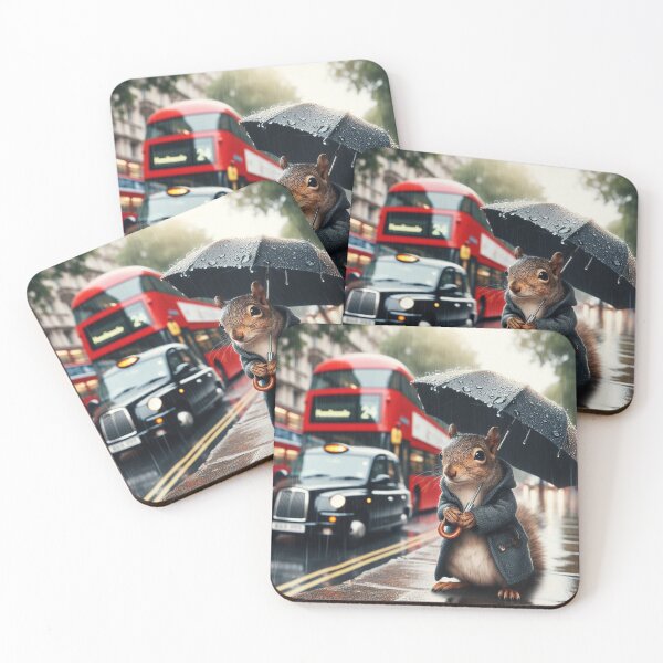 Item preview, Squirrel with a brolly designed and sold by Forsetiservices.