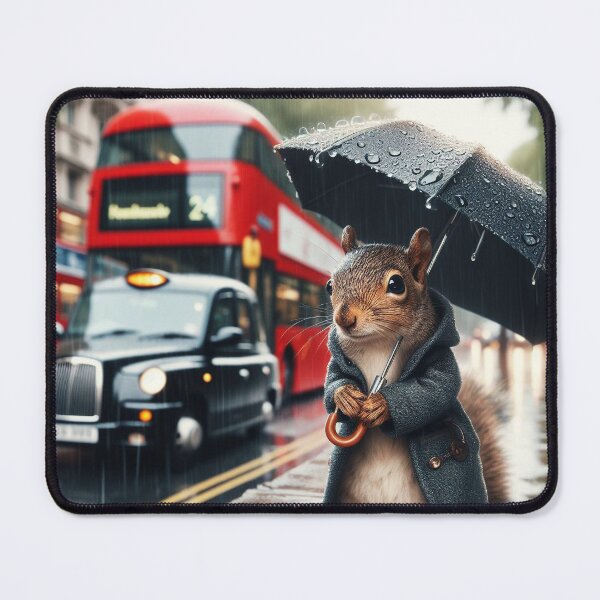 Item preview, Squirrel with a brolly designed and sold by Forsetiservices.
