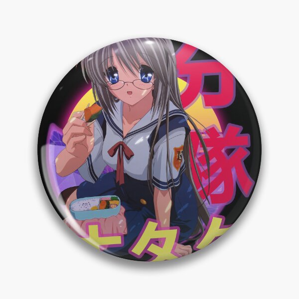 Item preview, Tomoyo Sakagami Clannad Retro Sunset Design designed and sold by Wafusaurus.