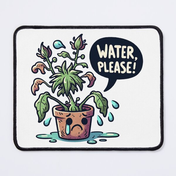 Item preview, Thirsty Plant Water Reminder Sticker designed and sold by NexaArts.