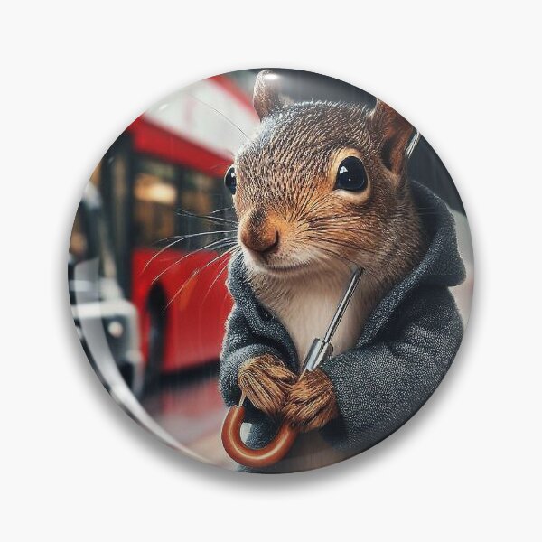 Item preview, Squirrel in London with an Umbrella  designed and sold by Forsetiservices.
