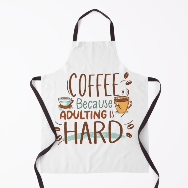 Item preview, coffee because adulting is hard designed and sold by IconicFriends.
