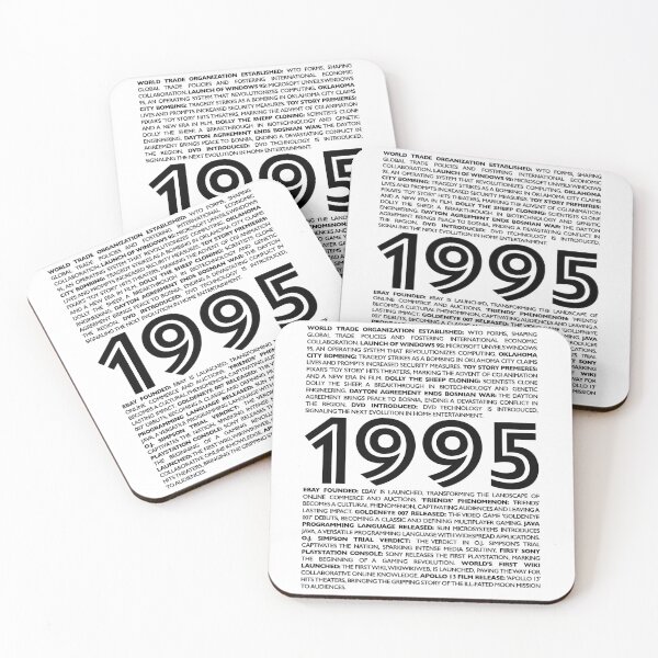 Item preview, Step into '95: Exclusive Birthday Collection Celebrating a Year of Milestones designed and sold by ShobulousStudio.