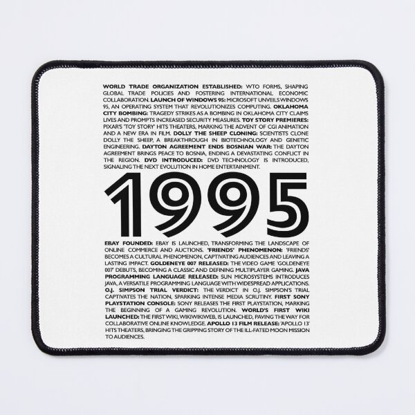 Item preview, Step into '95: Exclusive Birthday Collection Celebrating a Year of Milestones designed and sold by ShobulousStudio.