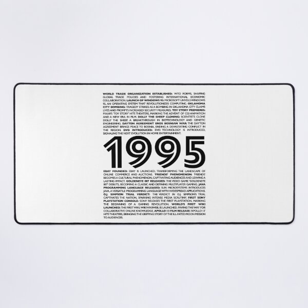 Item preview, Step into '95: Exclusive Birthday Collection Celebrating a Year of Milestones designed and sold by ShobulousStudio.