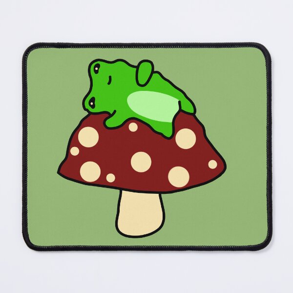 Item preview, Froggy with mushroom designed and sold by Quacktails.