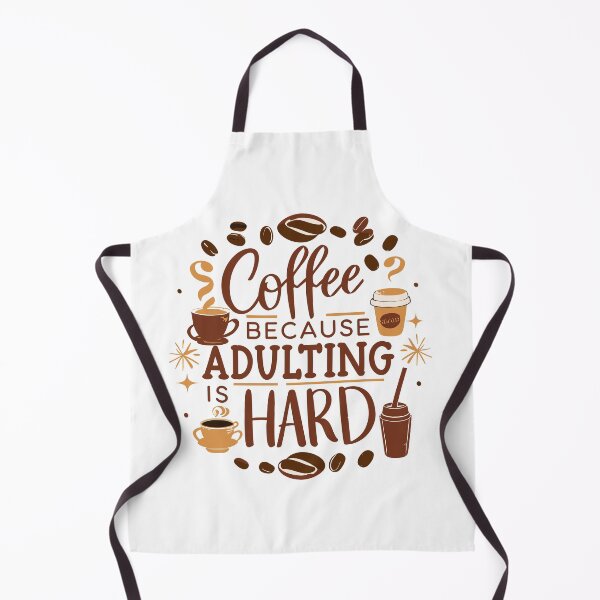 Item preview, coffee because adulting is hard designed and sold by IconicFriends.