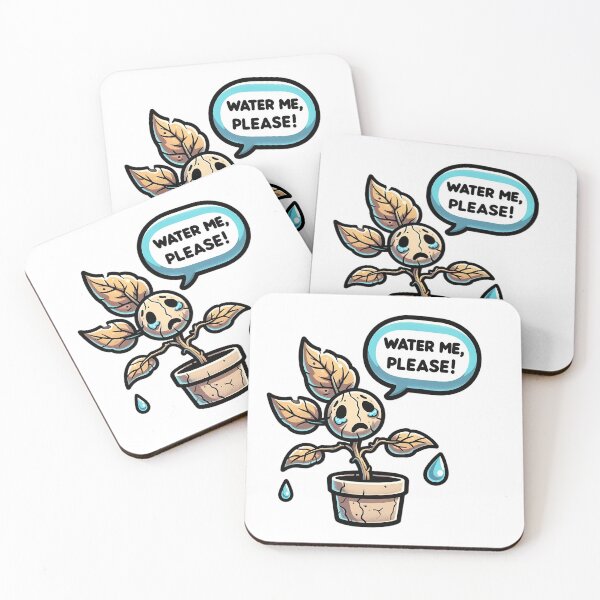Item preview, Thirsty Plant Water Reminder Sticker designed and sold by NexaArts.