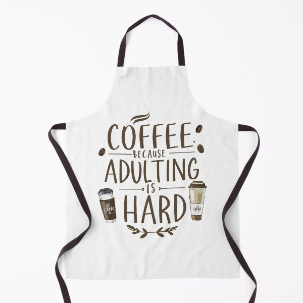 Item preview, coffee because adulting is hard designed and sold by IconicFriends.