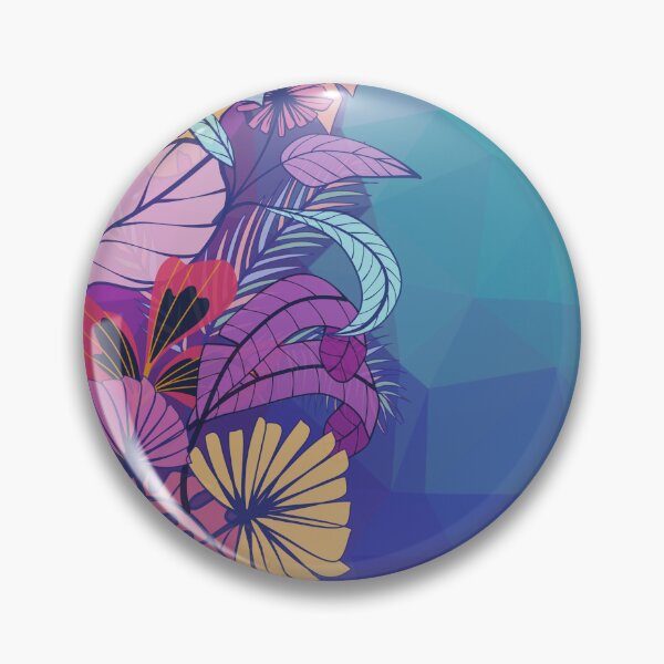Item preview, Follaje de gemas turquesas: arte de hojas coloridas en Redbubble designed and sold by Blendfactor.