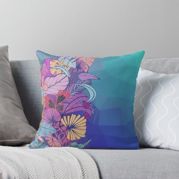 Item preview, Turquoise Gem Foliage: Colorful Leaf Art on Redbubble designed and sold by Blendfactor.