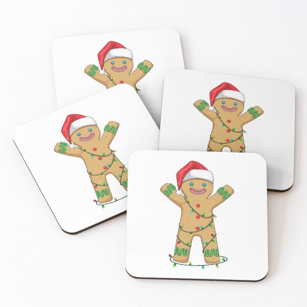 Item preview, Gingerbread man Christmas Fairy lights designed and sold by Snabdesign84.