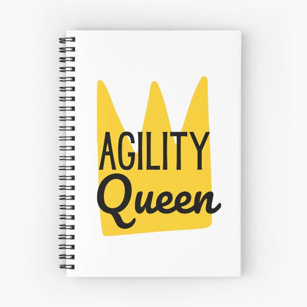 Item preview, Queen of agility in English with a yellow crown designed and sold by PausePapote.