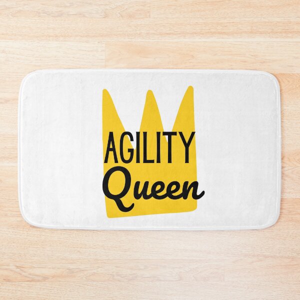 Item preview, Queen of agility in English with a yellow crown designed and sold by PausePapote.