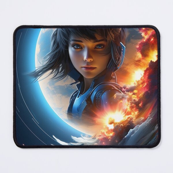 Item preview, Stunning Artwork Imaginative Art Space Cadet Love Left Behind B286 designed and sold by MPCFICTION.