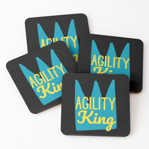 Item preview, King of agility in English with a crown designed and sold by PausePapote.