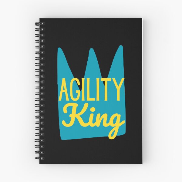 Item preview, King of agility in English with a crown designed and sold by PausePapote.
