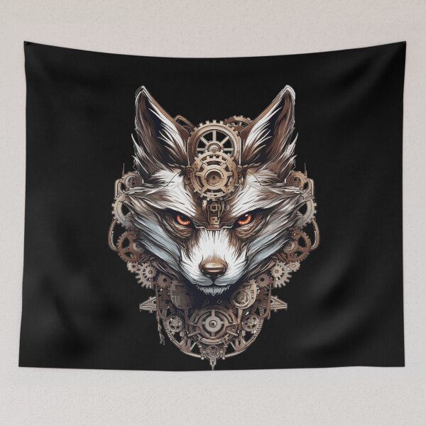 Item preview, Steampunk Wolf / Fox Design designed and sold by EternalDelight1.