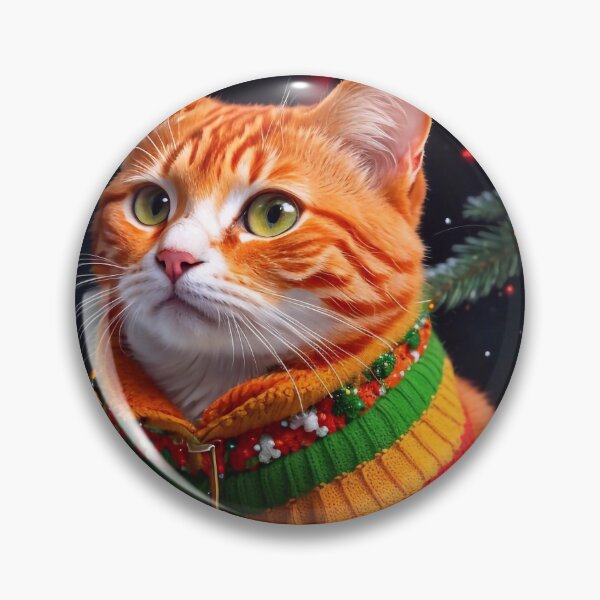 Item preview, Ginger cat in a sweater designed and sold by m-y-A-I-A-R-T-.