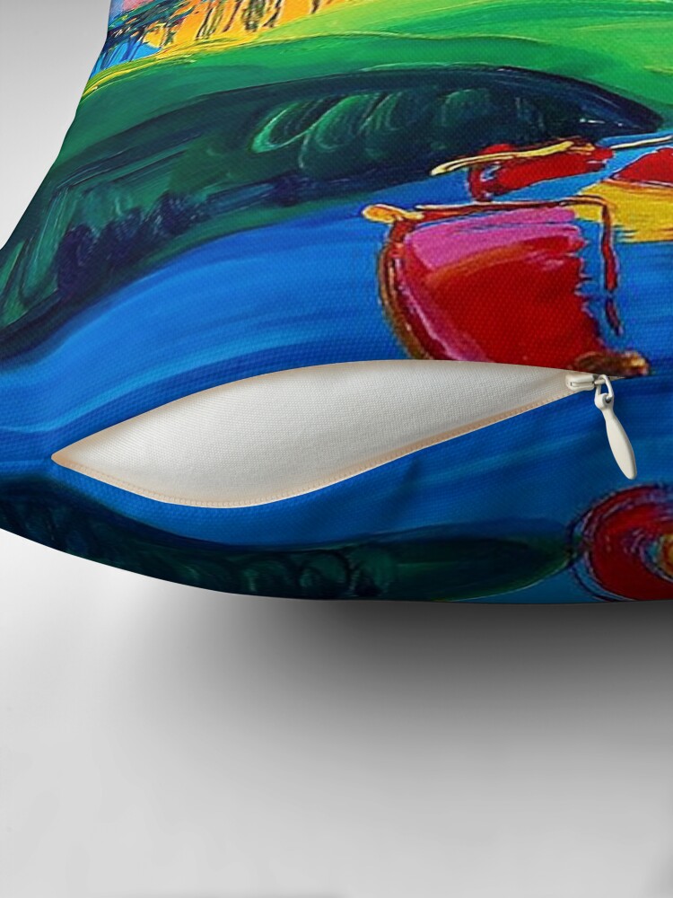Thumbnail 2 of 4, Pillow, Paintings by Peter Max | Pop Art designed and sold by HobertShoop.