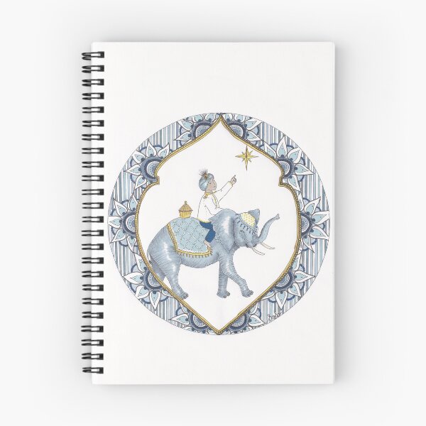 Item preview, little mage king on his elephant towards a star designed and sold by soso-illu.
