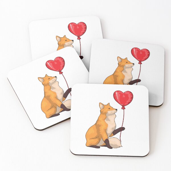 Item preview, Fox Heart Balloon designed and sold by Snabdesign84.