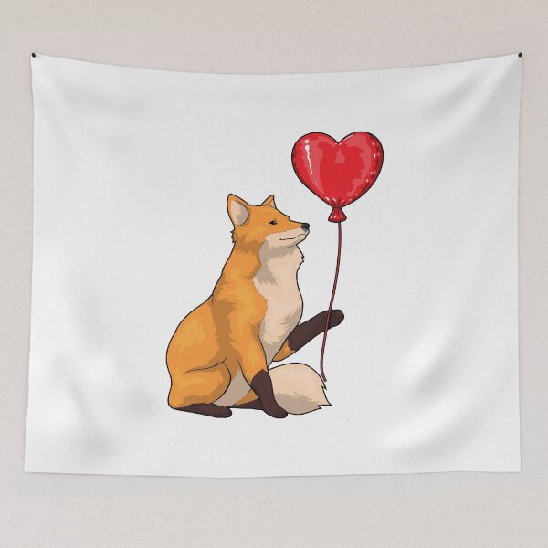 Item preview, Fox Heart Balloon designed and sold by Snabdesign84.