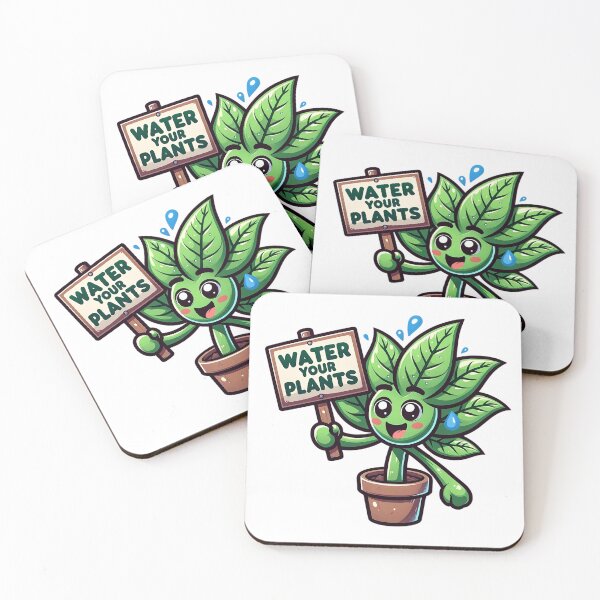 Item preview,  Cheerful Leafy Watering Alert: Plant Water Reminder Sticker designed and sold by NexaArts.