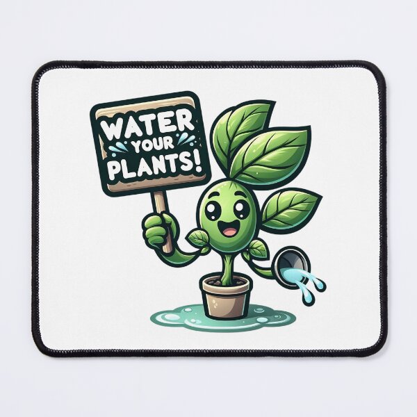 Item preview, Cheerful Leafy Watering Alert: Plant Water Reminder Sticker designed and sold by NexaArts.