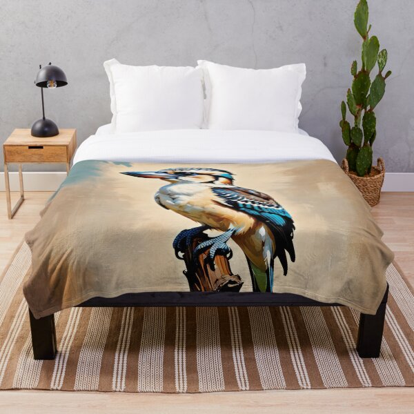 Item preview, Kookaburra sitting, Painting Art of Kookaburra designed and sold by TheRedPixels.