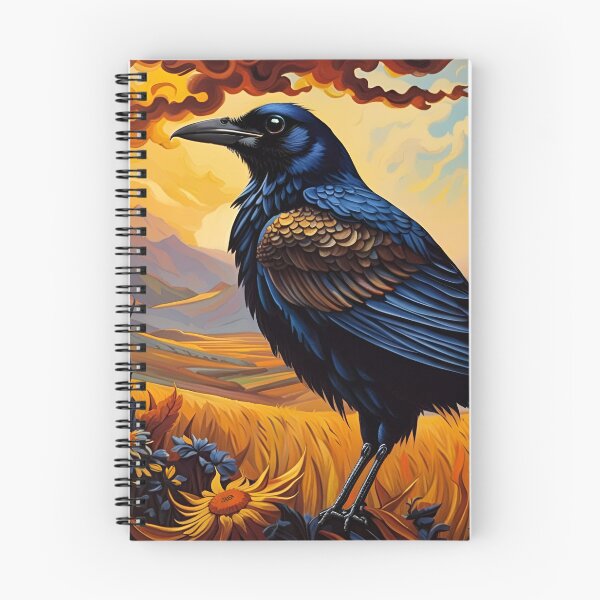 Item preview, Crow in a Field, Ai Generated Art  designed and sold by ACC .