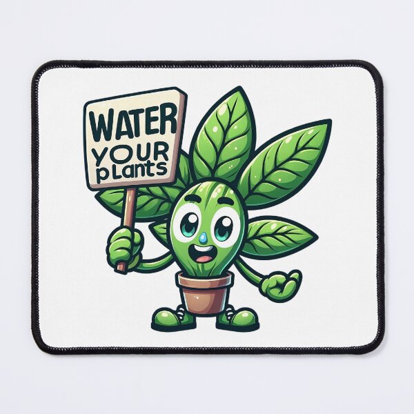 Item preview, Cheerful Leafy Watering Alert: Plant Water Reminder Sticker designed and sold by NexaArts.