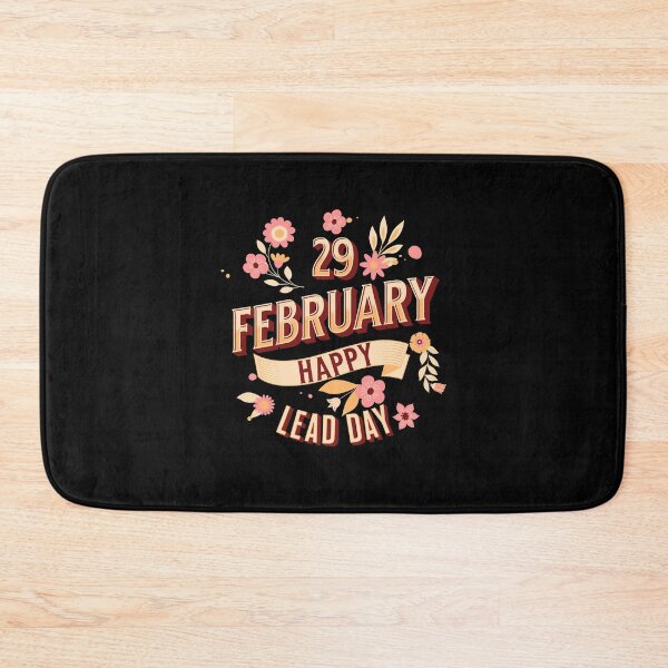 Item preview, "Floral Leap Day Celebration - Blooming February 29th Greeting" designed and sold by ChromaticBlend.
