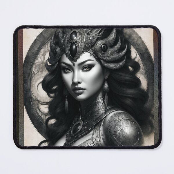 Item preview, Princess Leenai Of The Golden Shadow Clan Spectacular AI Concept Art Illustration Portrait by Xzendor7 designed and sold by Xzendor7 Digital Art Creations.