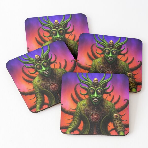 Item preview, Dark Trippy Creepy Steampunk Art Medusa designed and sold by TheDarkWardrobe.
