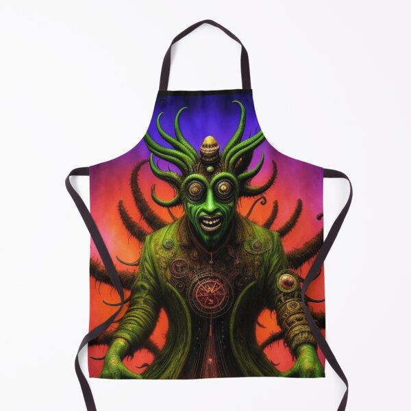 Item preview, Dark Trippy Creepy Steampunk Art Medusa designed and sold by TheDarkWardrobe.