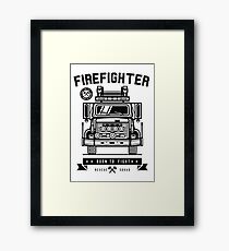Fire Fighter Framed Print
