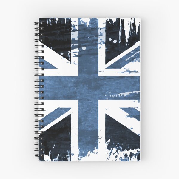Item preview, Distressed Union Jack Flag in Shades of Blue designed and sold by SW-Graphics.