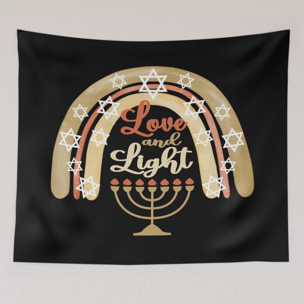 Item preview, Love and light Hanukkah  designed and sold by Colorfulman.