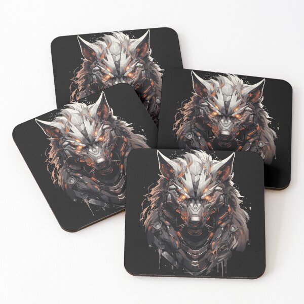 Item preview, Cyborg Wolf Mecha Cyberpunk Style  designed and sold by EternalDelight1.