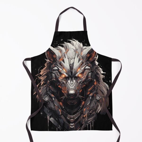 Item preview, Cyborg Wolf Mecha Cyberpunk Style designed and sold by EternalDelight1.