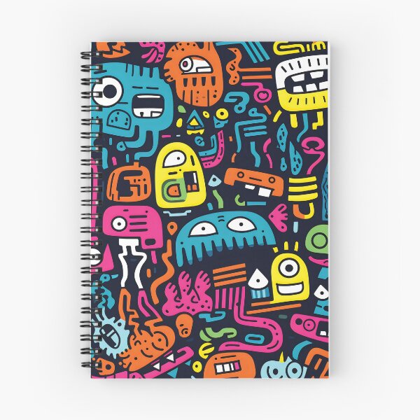 Artikelvorschau, Monster - Bunte Doodle-Kunst entworfen und verkauft von ColorConsole.