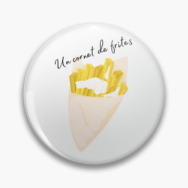 Item preview, A cone of Belgian fries designed and sold by PausePapote.